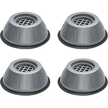 4/8 PCS Shock‑Proof Washing Machine Foot Pads, Shock Absorbing Pads Reduce Noise & Vibration, Anti‑Slip Design, Thick Durable Plastic, Fit for Washing Machines and Large Home Appliances, Prevent Sliding and Protect Your Floor Surface