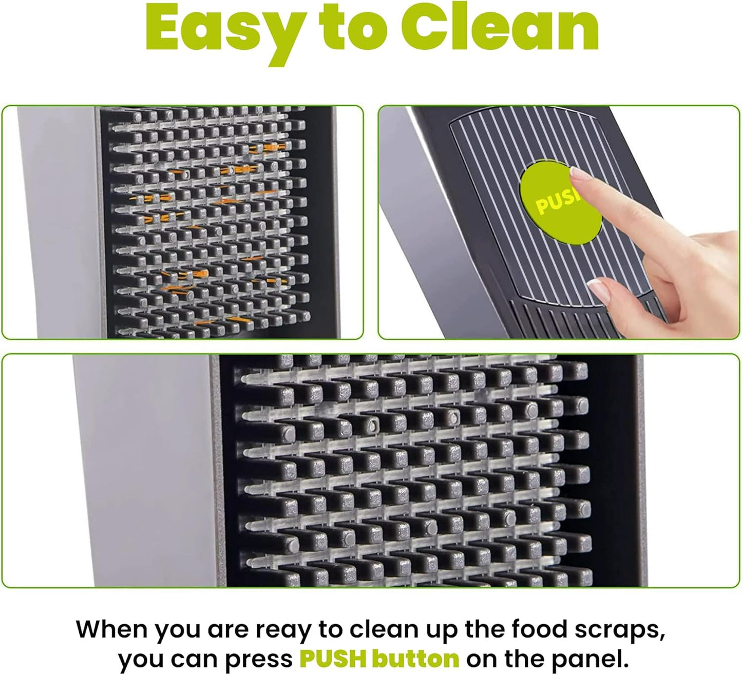 Heavy Duty 16-in-1 Vegetable Chopper with 8 Blades