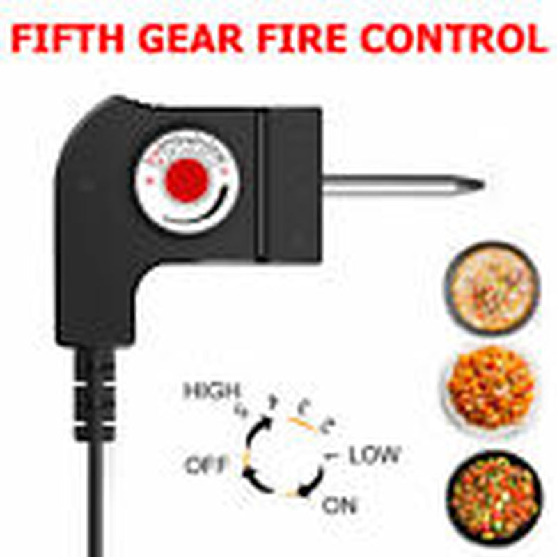 2-in-1 Electric Hot Pot & BBQ Grill Smokeless Barbecue Pan